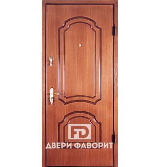 металлическая дверь с мдф под дерево